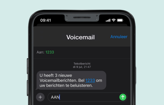 voicemail instellen